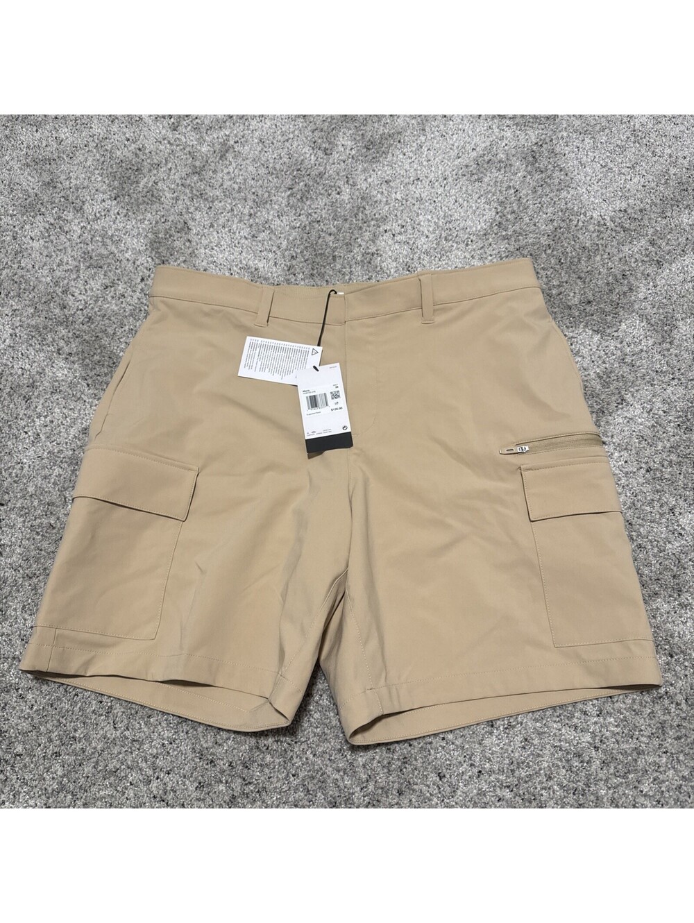 Nike Air Jordan Cargo Golf Shorts Mens Size 38 Tall Khaki Tan HQ8703-248 NWT